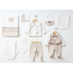 For My Baby 10'Lu Bebek Hastane Çıkışı Zıbın Seti